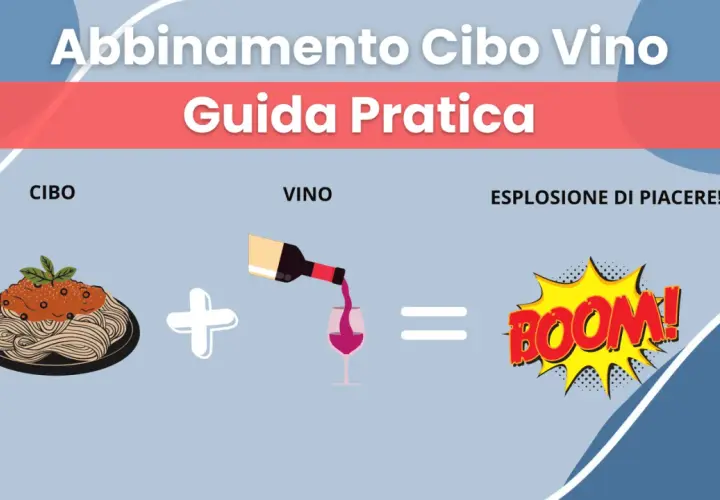 Abbinamento cibo vino: pasta con sugo più vino rosso versato in un bicchiere uguale "BOOM!". Esempi di pairing perfetti.