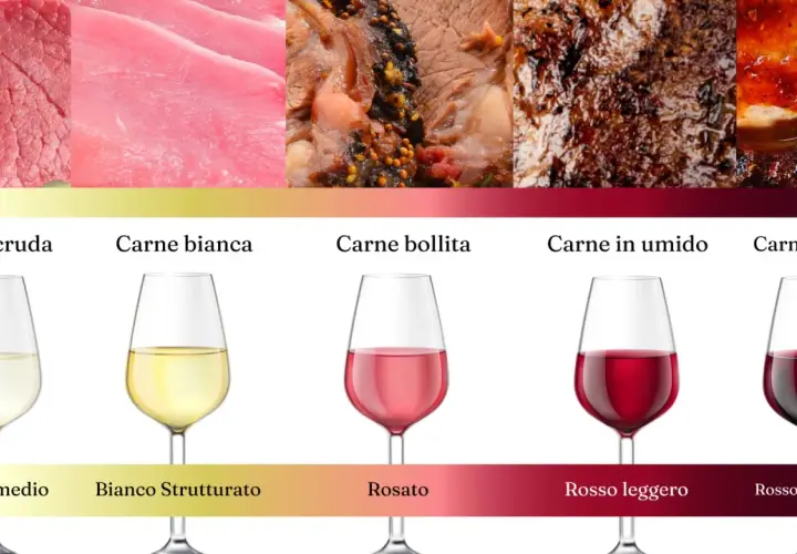 Abbinamenti ideali: vino per tagliata e altri piatti di carne. Dalla carne cruda all'arrosto, scopri il vino perfetto.